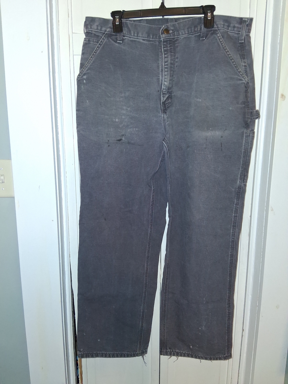 Carhartt Men's Faded Gray Work Pants